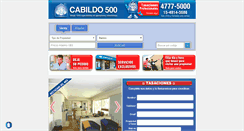 Desktop Screenshot of cabildo500.com